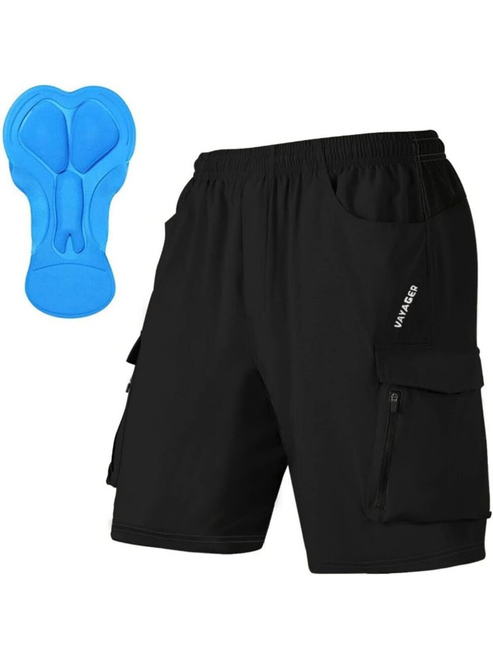 Lightweight 3D Padded Men's MTB Cycling Shorts - Loose Fit, Breathable Bike